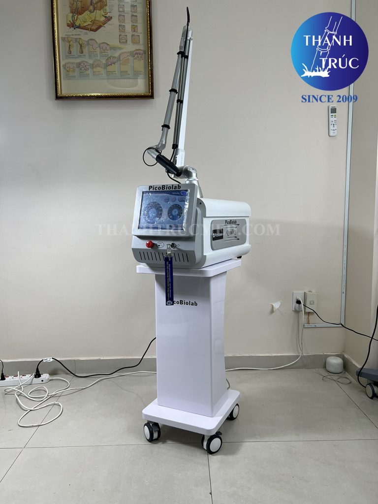 Máy xóa nám hình xăm Laser Pico Biolab Taiwan Thanh Trúc Med