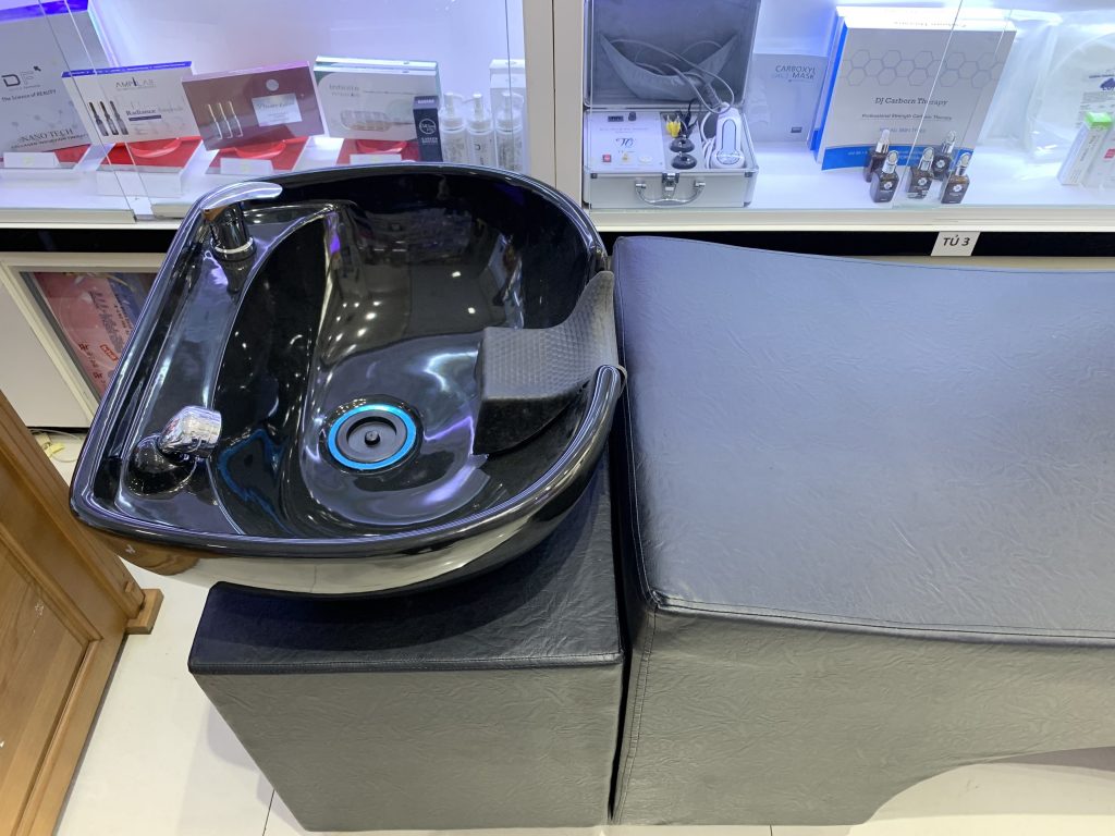 Giường Gội Đầu Bồn Sứ Cao Cấp