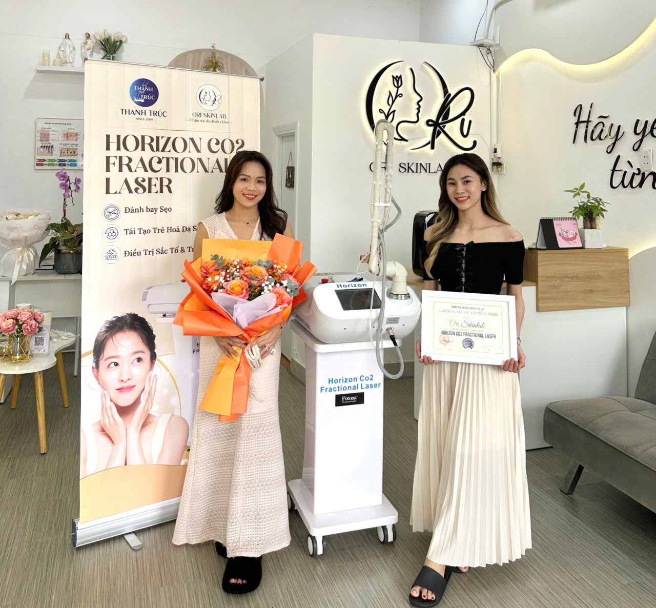 lễ chuyển giao Horizon Co2 Fractional Laser