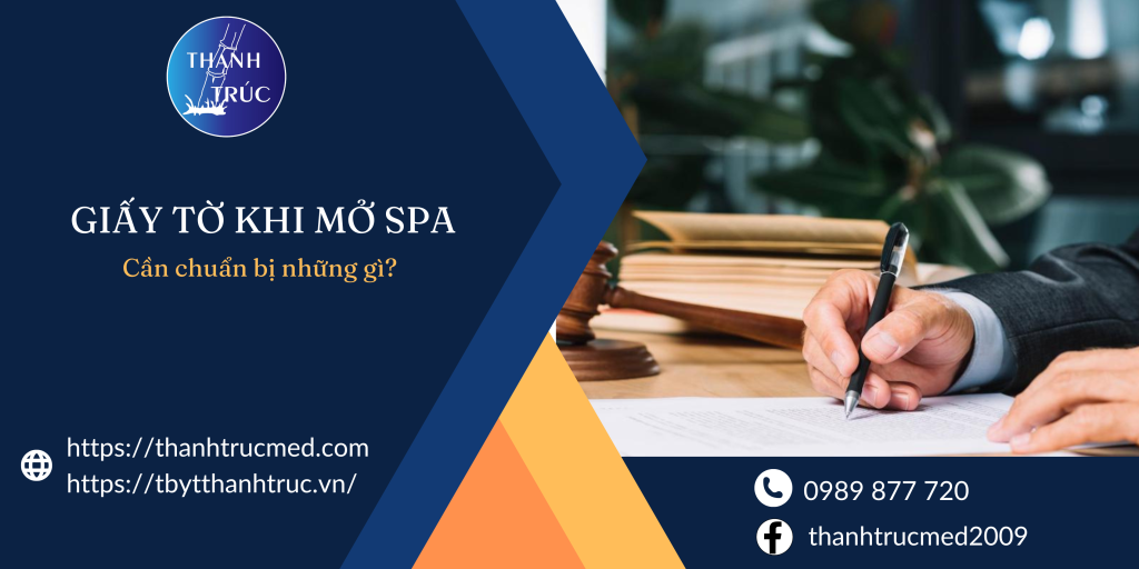 giấy tờ khi mở spa
