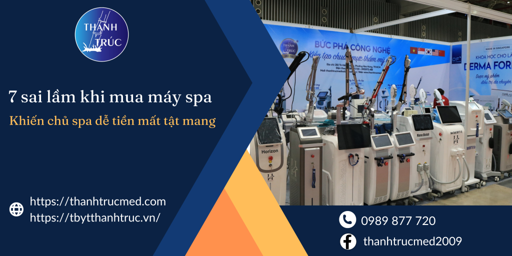 sai lầm khi mua máy spa