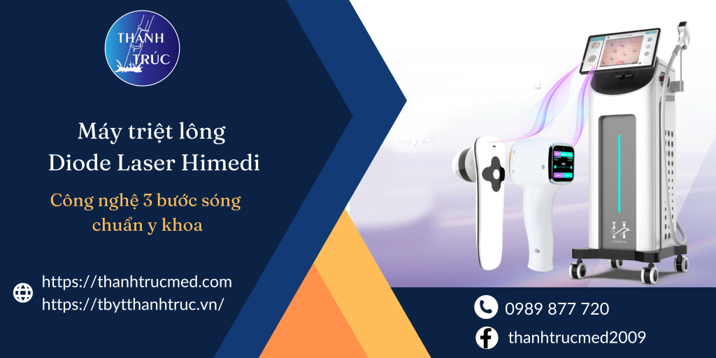 Máy triệt lông Diode Laser Himedi