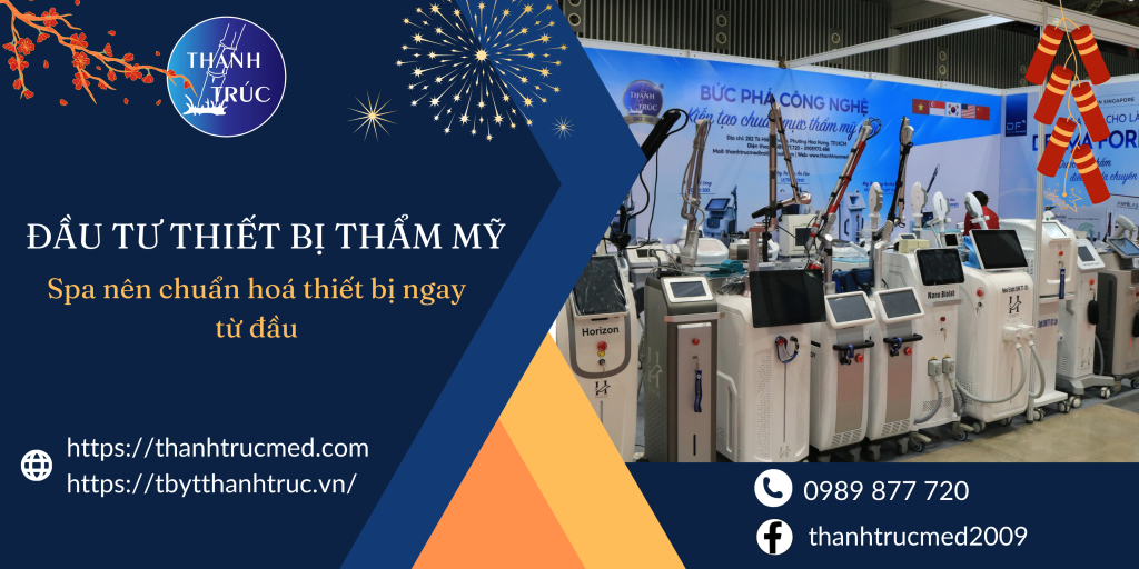 đầu tư thiết bị thẩm mỹ