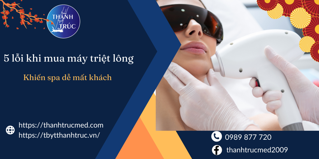 lỗi khi mua máy triệt lông