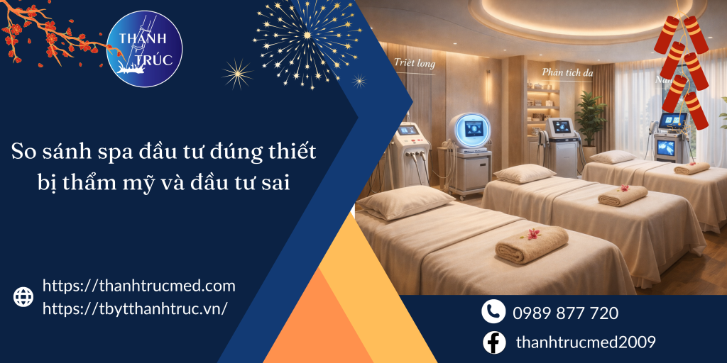 spa đầu tư đúng thiết bị