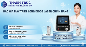 máy triệt lông diode giá bao nhiêu