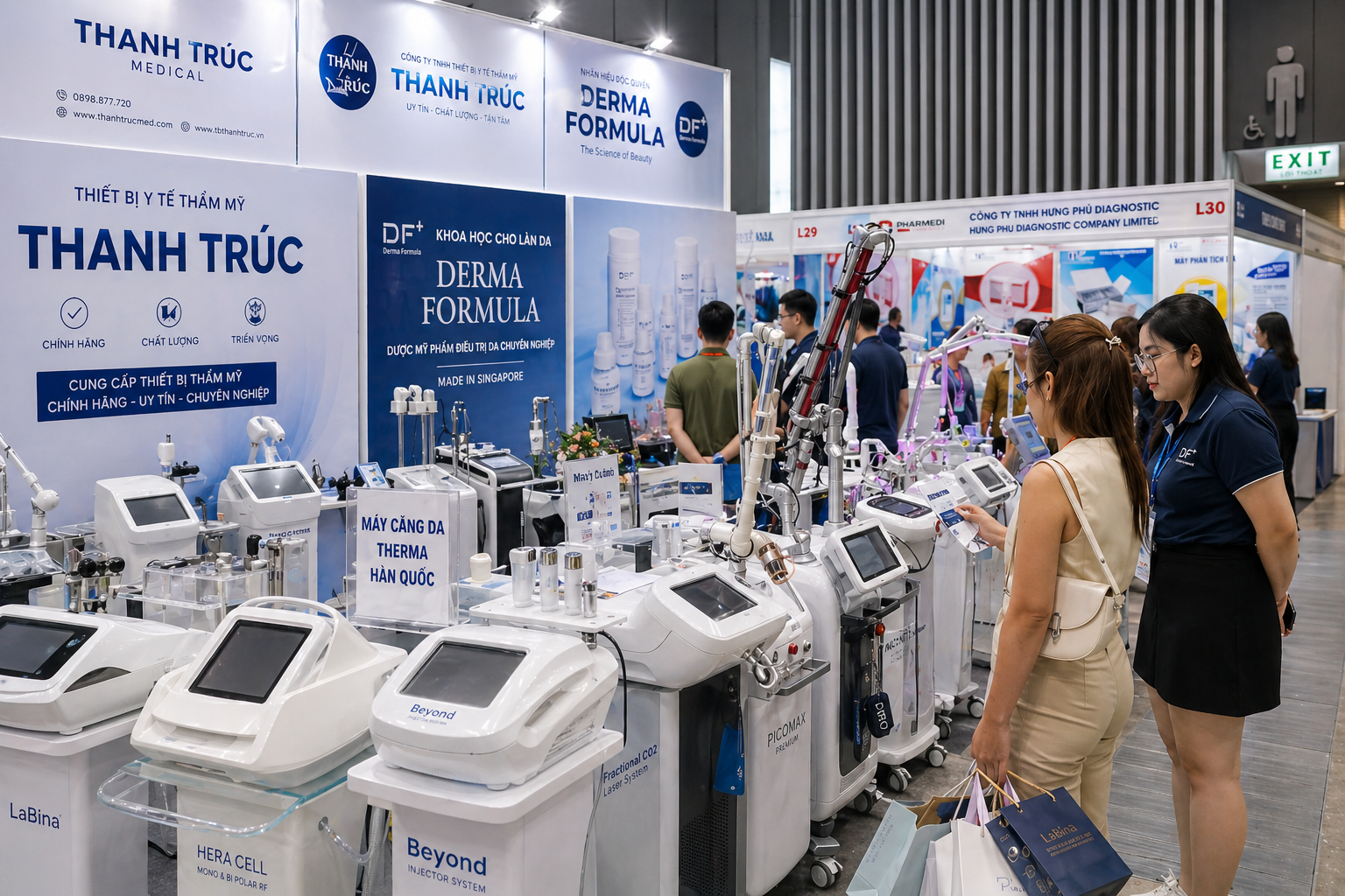 combo thiết bị spa theo từng mức vốn