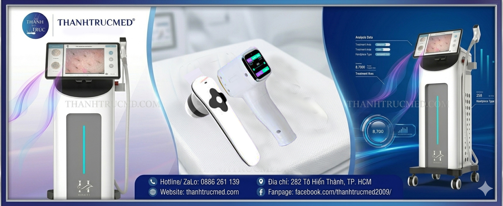 Máy triệt lông AI Diode Pro Laser Hair Removal Machine Himedi