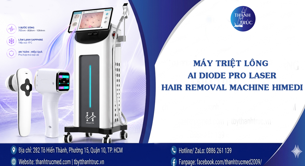 máy triệt lông AI Diode Pro