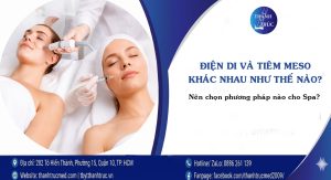 Điện di và tiêm meso