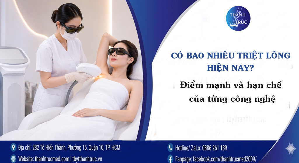 công nghệ triệt lông hiện nay
