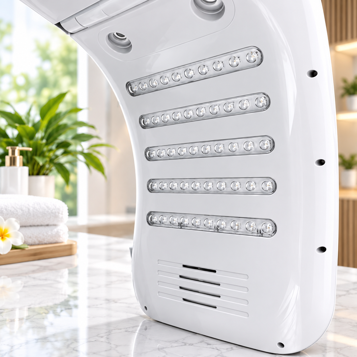 bên trong vòm ánh sáng sinh học có phun sương BF-1220