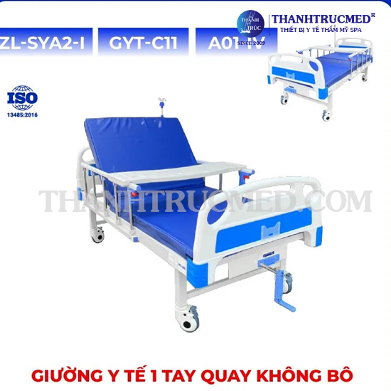 Giường y tế 1 tay quay ZL-SYA2-I/A01-IV/GYT-C11